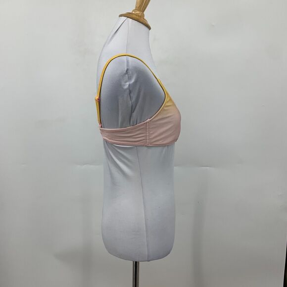 Triangl Shimmer Bikini Top Womens M Medium Sunrise Low Scoop Adjustable Strap - Picture 4 of 12